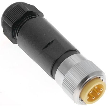 Mencom MIN Size I 6 Pin Male Hardwired Connector - MIN-6MP-FWX