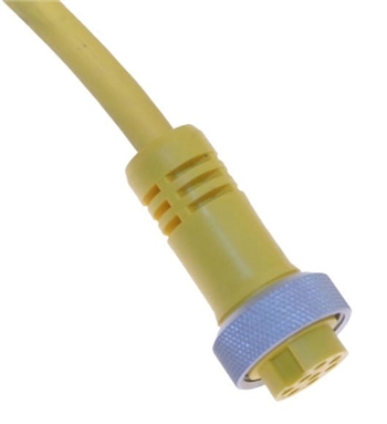 Mencom 7 Pole MIN Molded Cable - MINP-7FPX-30-SS