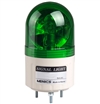 Menics 66mm Beacon Light, 24V, Green, Rotating