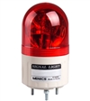 Menics 66mm Beacon Light, 110V, Red, Rotating