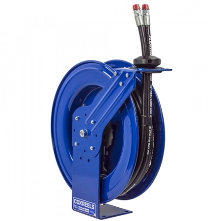 Coxreels Dual Hydraulic Hose Reel, 30 Ft, 3000 PSI, Hose Included