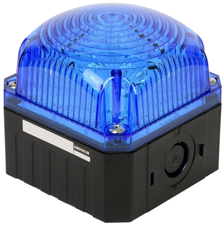 Menics 95 mm Cube Beacon Light, 110-220V, Blue