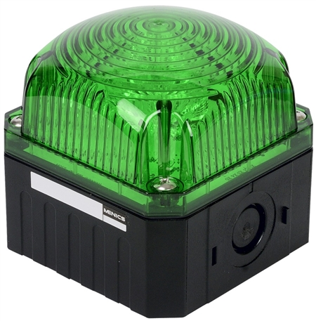 Menics 95 mm Cube Beacon Light, 110-220V, Green