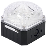 Menics MQVX-00-C 95 mm Xenon Cube Beacon Light, 12-48V, Clear, Flashing