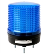 Menics 115mm Beacon Light, 24V, Blue, w/ Alarm