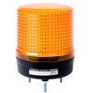 Menics 115mm Beacon Light, 24V, Yellow, w/ Alarm