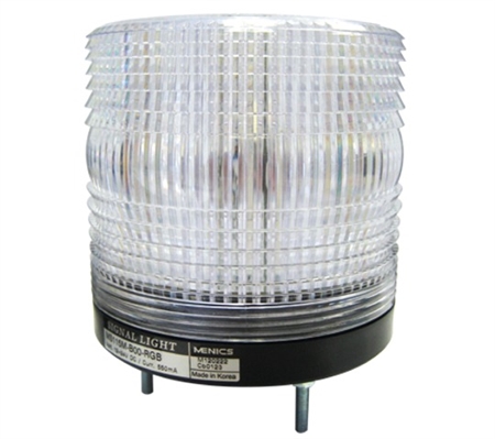 Menics 115mm LED Beacon Light, 90-240V, Clear