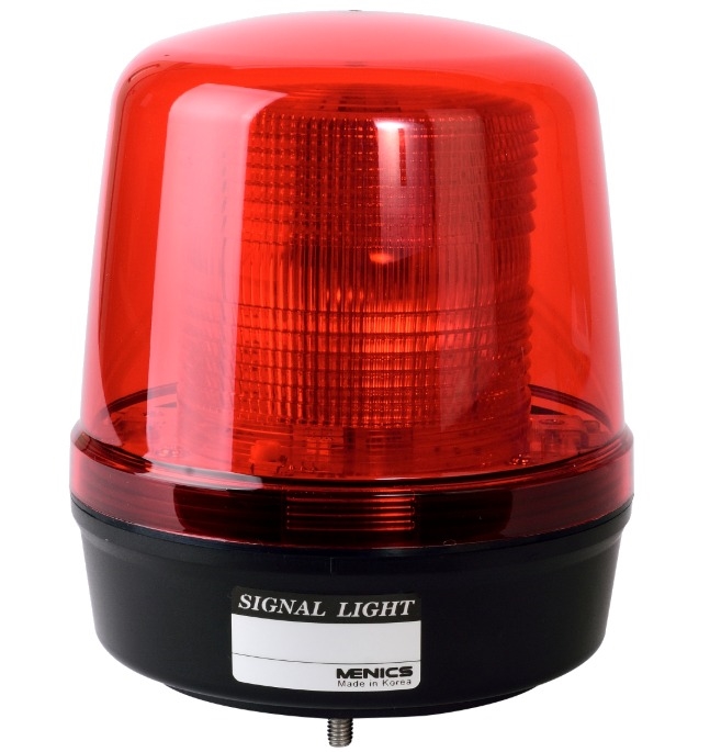Menics MS135T-BFF-R 135mm Beacon Light, 100-240V, Red, w/ Alarm