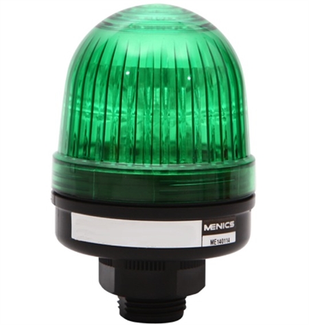 Menics 56mm LED Beacon Light, 24V, Green