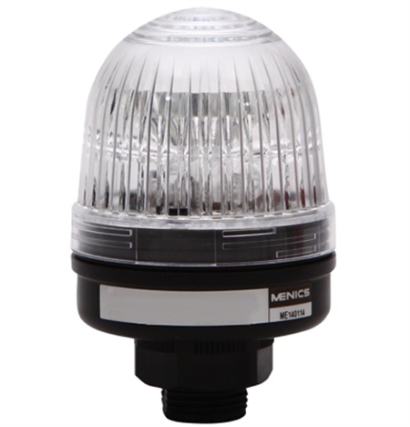 Menics 56mm LED Beacon Light, 110V, Clear