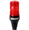 Menics 70mm LED Beacon Light, 110-220V, Red, Flashing, Pole Mount