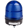 Menics 86mm LED Beacon Light, 90-240V, Blue, w/ Alarm