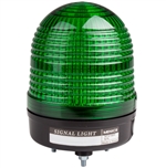 Menics MS86L-FFF-G 86mm Beacon Light, 90-240V, Green