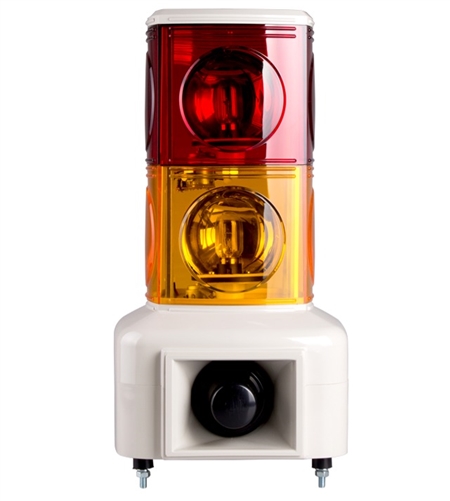 Menics MSGS-210-RY 2 Tier Tower Light, Red Yellow