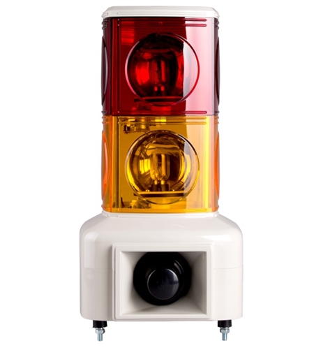 Menics MSGS-220-RY 2 Tier Tower Light, Red Yellow