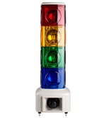 Menics MSGS-402-RYGB 4 Tier Tower Light, Red Yellow Green Blue