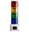 Menics MSGS-410-RYGB 4 Tier Tower Light, Red Yellow Green Blue