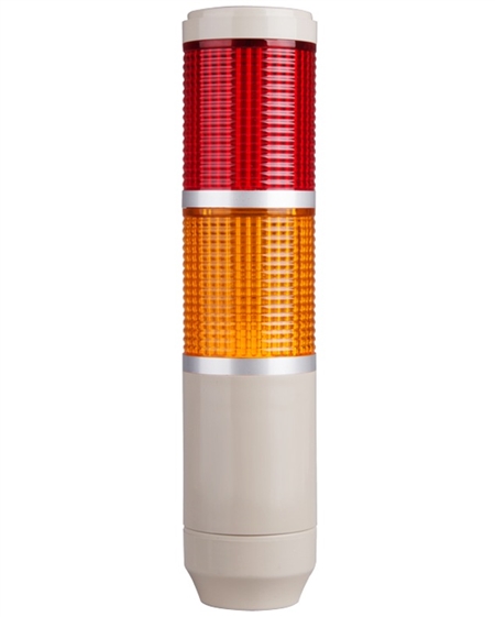 Menics MT5C2AL-RY 2 Tier Tower Light, Red & Yellow
