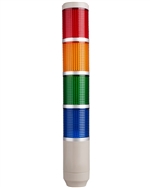 Menics MT5C4AL-RYGB 4 Tier Tower Light, Red Yellow Green & Blue