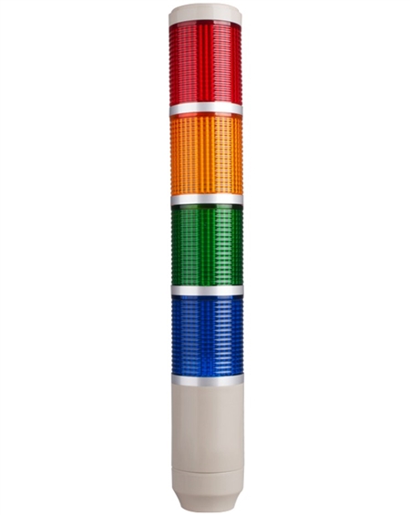 Menics MT5C4AL-RYGB 4 Tier Tower Light, Red Yellow Green & Blue