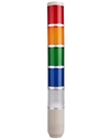 Menics MT5C5CL-RYGBC 5 Tier Tower Light, Red Yellow Green Blue & Clear