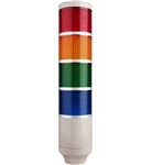 Menics MT8B4BL-RYGB 4 Tier Tower Light, Red/Yellow/Green/Blue