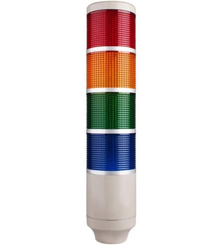Menics MT8B4CL-RYGB 4 Tier Tower Light, Red/Yellow/Green/Blue