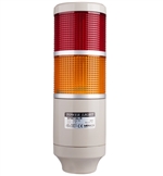 Menics MT8C2CL-RY 2 Stack 85mm Tower Light, Red Yellow, 220-240V, Steady & Flashing
