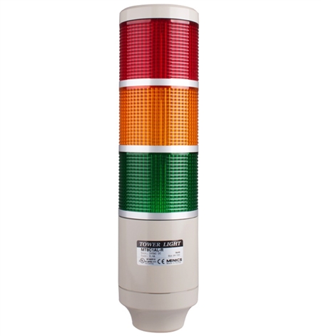 Menics MT8C3BL-RYG 3 Tier Tower Light, Red Yellow Green