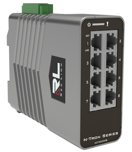 Red Lion N-Tron 8 Port Managed Gigabit Ethernet Switch