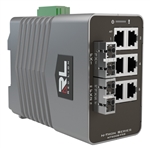 Red Lion N-Tron Multimode, SC Style Managed Gigabit Ethernet Switch, 2 KM