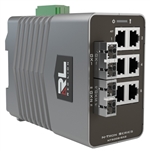 Red Lion N-Tron Gigabit Singlemode, SC Style Managed Ethernet Switch, 80 KM