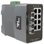 Red Lion N-Tron 10 Port Gigabit Singlemode, SC Style Managed Ethernet Switch, 40 KM