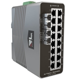 Red Lion N-Tron 18 Port Multimode, SC Style Managed Gigabit Ethernet Switch, 15 KM