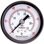 DuraChoice PA158B-500 Dry Utility Pressure Gauge, 1-1/2" Dial