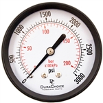 DuraChoice PA158B-K03 Dry Utility Pressure Gauge, 1-1/2" Dial