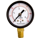 DuraChoice PA158L-060 Dry Utility Pressure Gauge, 1-1/2" Dial