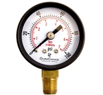 DuraChoice PA158L-100 Dry Utility Pressure Gauge, 1-1/2" Dial