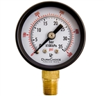 DuraChoice PA158L-500 Dry Utility Pressure Gauge, 1-1/2" Dial