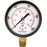 DuraChoice PA158L-K01 Dry Utility Pressure Gauge, 1-1/2" Dial