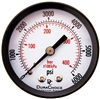 DuraChoice PA204B-K06 Dry Utility Pressure Gauge, 2" Dial