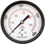 DuraChoice PA254B-K04 Dry Utility Pressure Gauge, 2-1/2" Dial