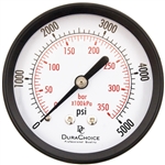 DuraChoice PA254B-K05 Dry Utility Pressure Gauge, 2-1/2" Dial