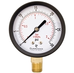 DuraChoice PA254L-030 Dry Utility Pressure Gauge, 2-1/2" Dial