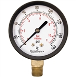 DuraChoice PA254L-160 Dry Utility Pressure Gauge, 2-1/2" Dial