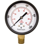 DuraChoice PA254L-K015 Dry Utility Pressure Gauge, 2-1/2" Dial