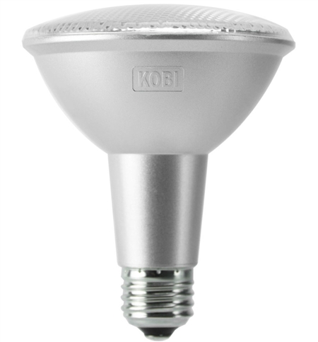 Kobi Electric PAR30L-75-30-NFL 11W PAR30 LED Light, 3000K, Long Neck