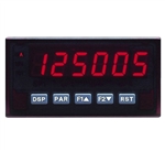 Red Lion Dual Counter/Rate Meter, 6 Digit, Red LED