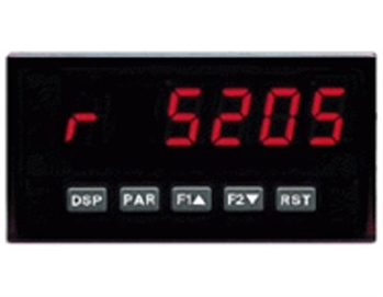 Red Lion Rate Panel Meter, 5 Digit, Red LED