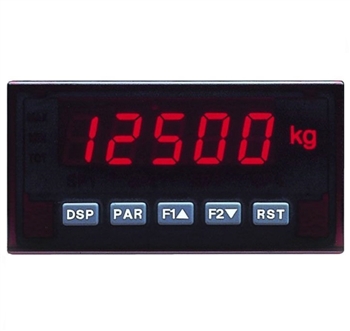 Red Lion Strain Gage Input Panel Meter, 5 Digit, Red LED